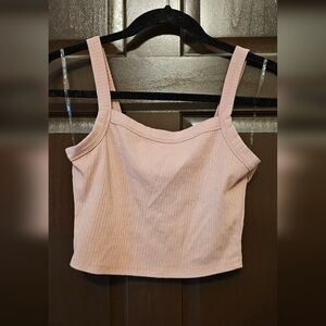 BOZZOLO Wide Band Womens Square Neck Tank Top, pink